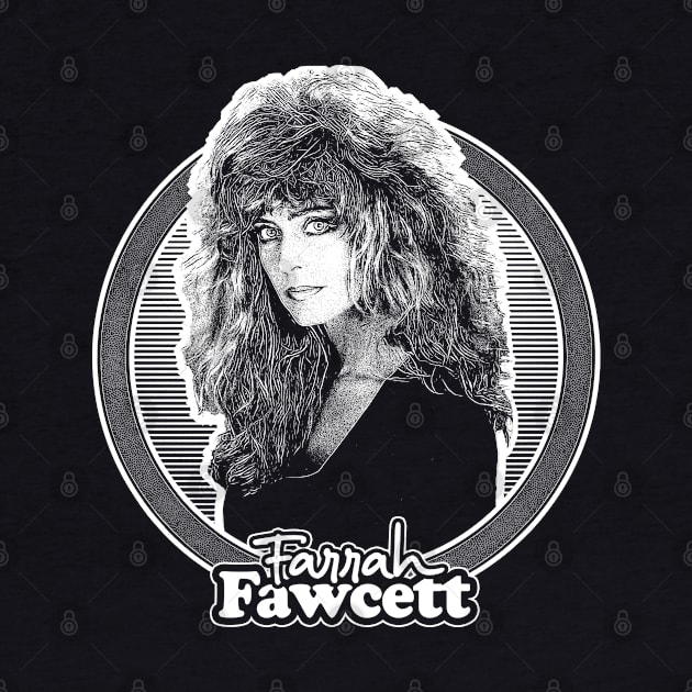 Farrah Fawcett //  Retro Fan Art Design by DankFutura